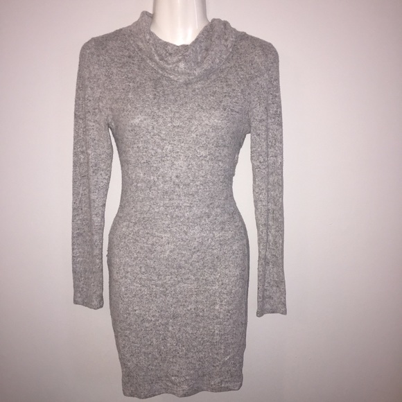 A+ Ellen Dresses & Skirts - Gray Turtleneck Dress